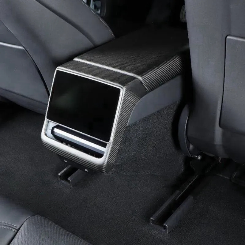 Carbon Fiber Rear Seat Vent Cover for Tesla Model 3 Highland（2024+）-TESGOD