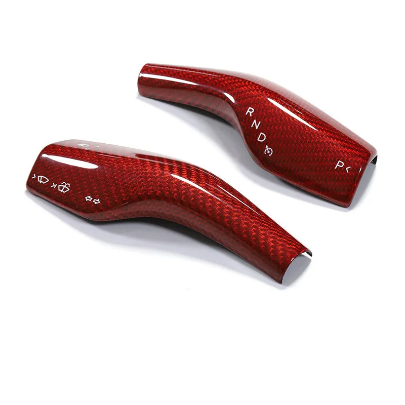 Carbon Fiber Wiper and Drive Shift Switch Cover for Tesla Model 3/Y-TESGOD
