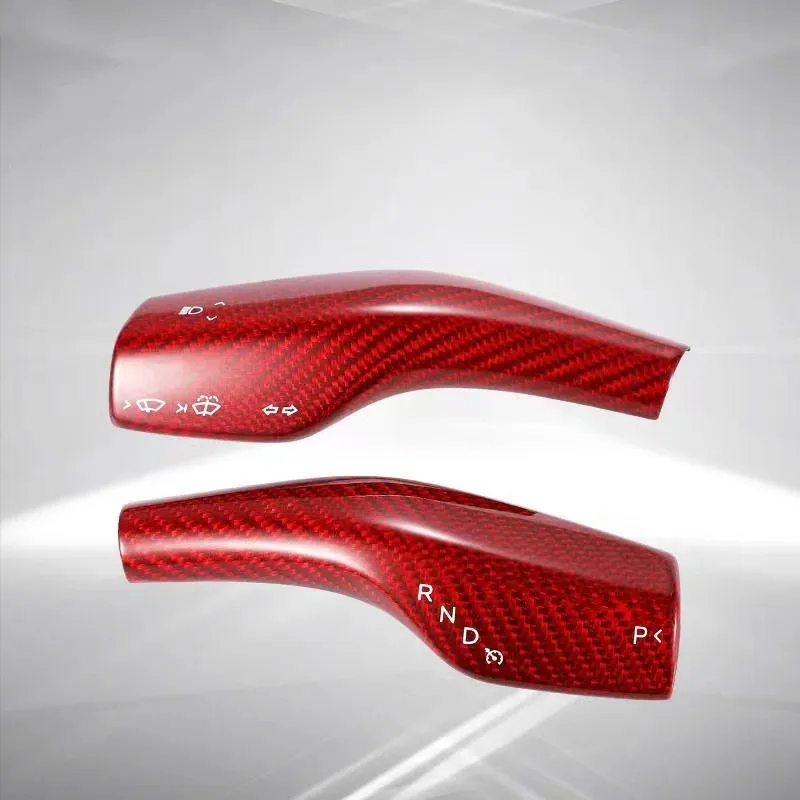 Carbon Fiber Wiper and Drive Shift Switch Cover for Tesla Model 3/Y-TESGOD