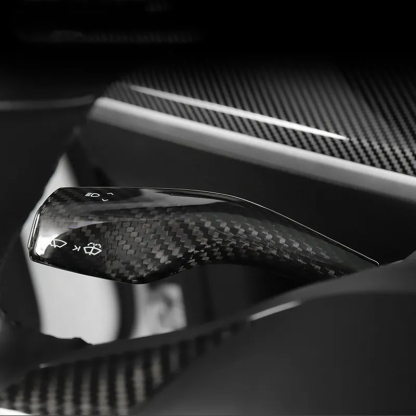 Carbon Fiber Wiper and Drive Shift Switch Cover for Tesla Model 3/Y-TESGOD