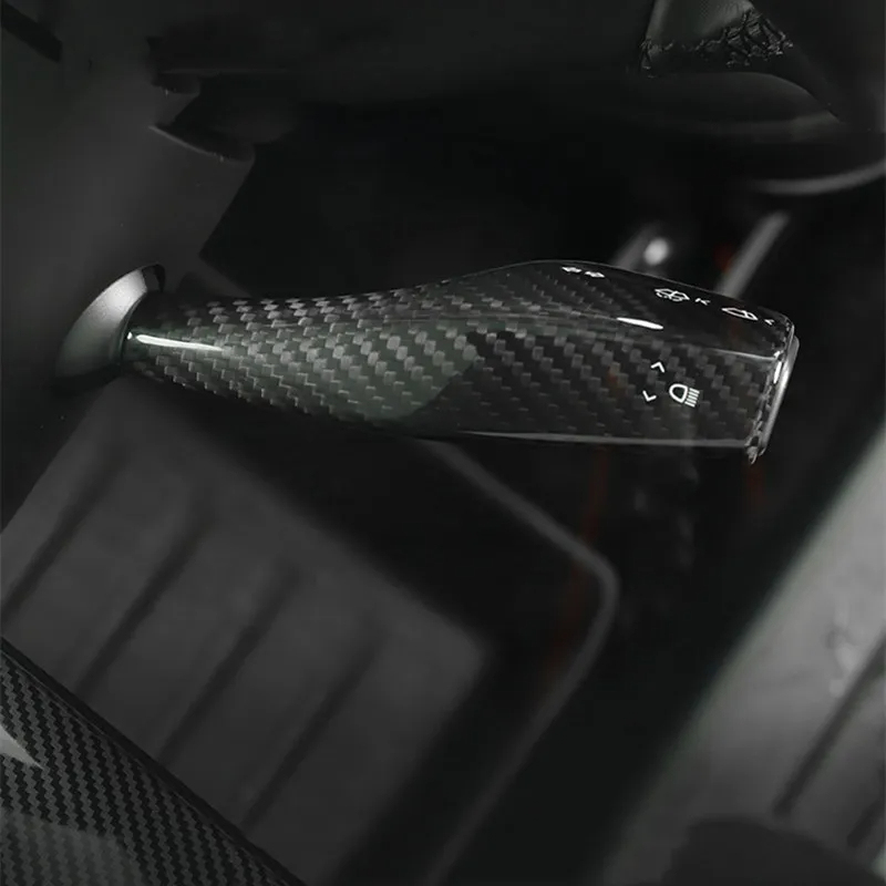 Carbon Fiber Wiper and Drive Shift Switch Cover for Tesla Model 3/Y-TESGOD