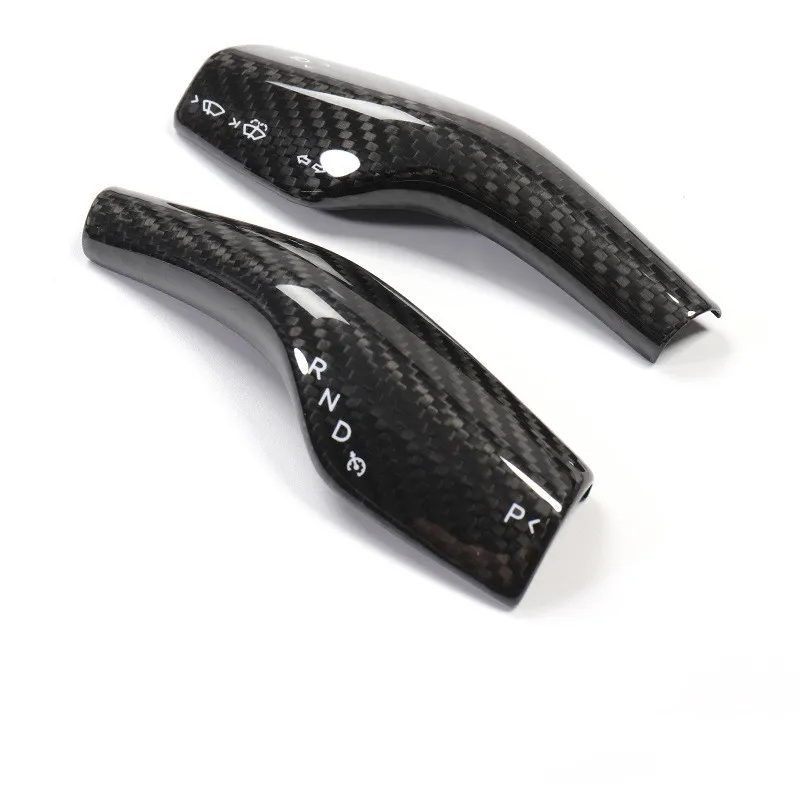 Carbon Fiber Wiper and Drive Shift Switch Cover for Tesla Model 3/Y-TESGOD
