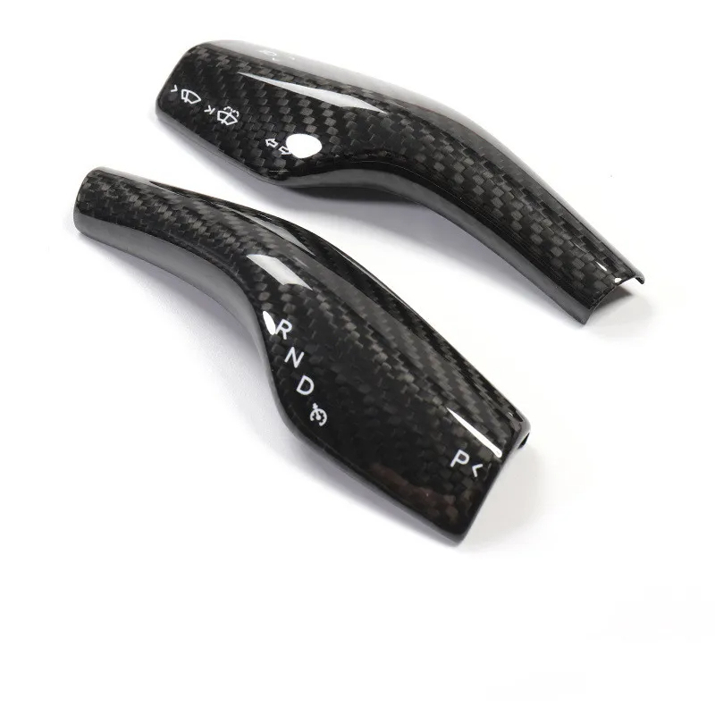 Carbon Fiber Wiper and Drive Shift Switch Cover for Tesla Model 3/Y-TESGOD