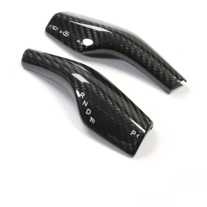 Carbon Fiber Wiper and Drive Shift Switch Cover for Tesla Model 3/Y-TESGOD