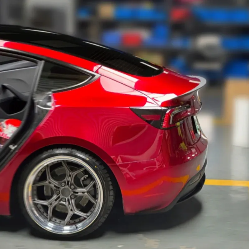 Tesla Model 3 Highland Carbon Fiber High-Performance Rear Spoiler-TESGOD