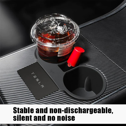Center Console Tesla Cup Holder for Model 3/ Model Y 2021-2024-TESGOD