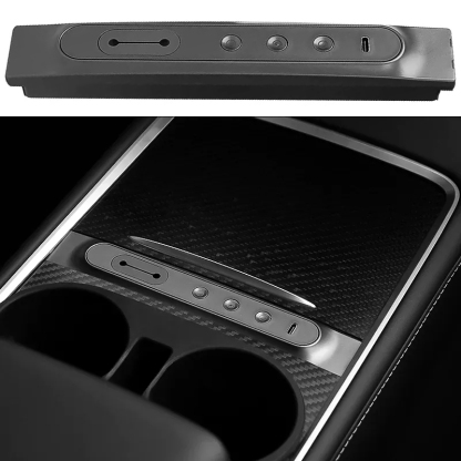 Center Console USB Hub Buttons for Tesla Model 3（2021-2023）/ Y（2021-2023）-TESGOD