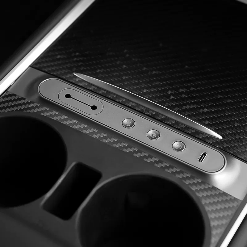 Center Console USB Hub Buttons for Tesla Model 3（2021-2023）/ Y（2021-2023）-TESGOD