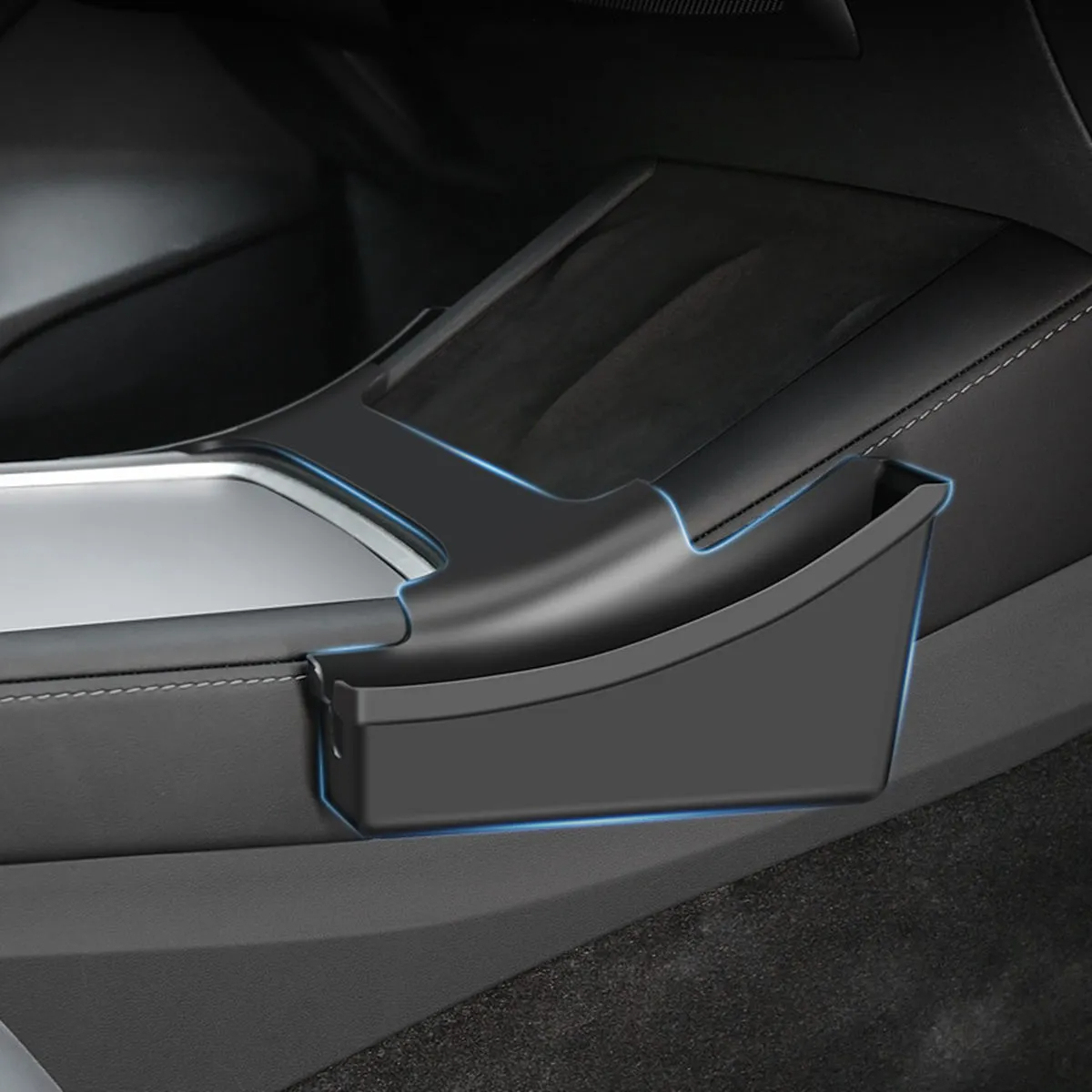 Center Control Side Storage Box for Tesla Model 3（2019-2024+）/ Y（2020-2024）-TESGOD