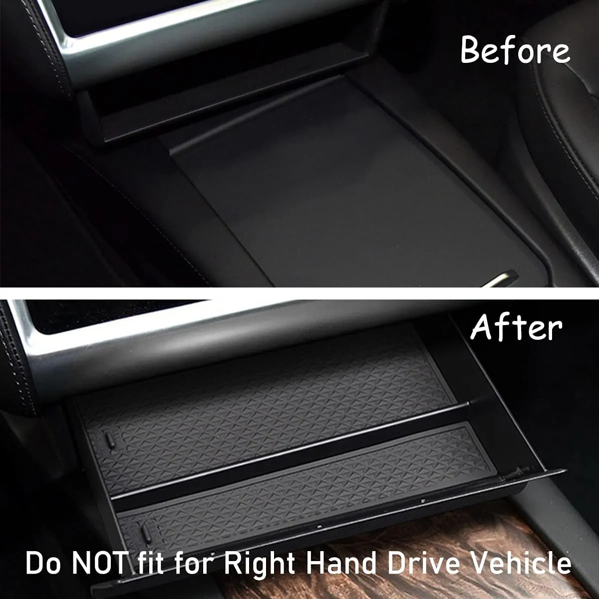 Center Drawer Box for Tesla Model X/S 2012-2020-TESGOD