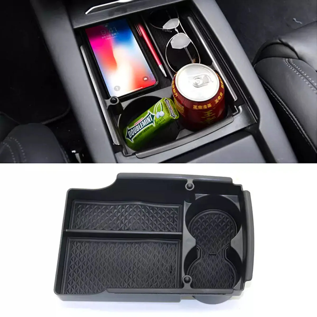 Center Storage Box for Tesla Model X/S （2016-2021）-TESGOD