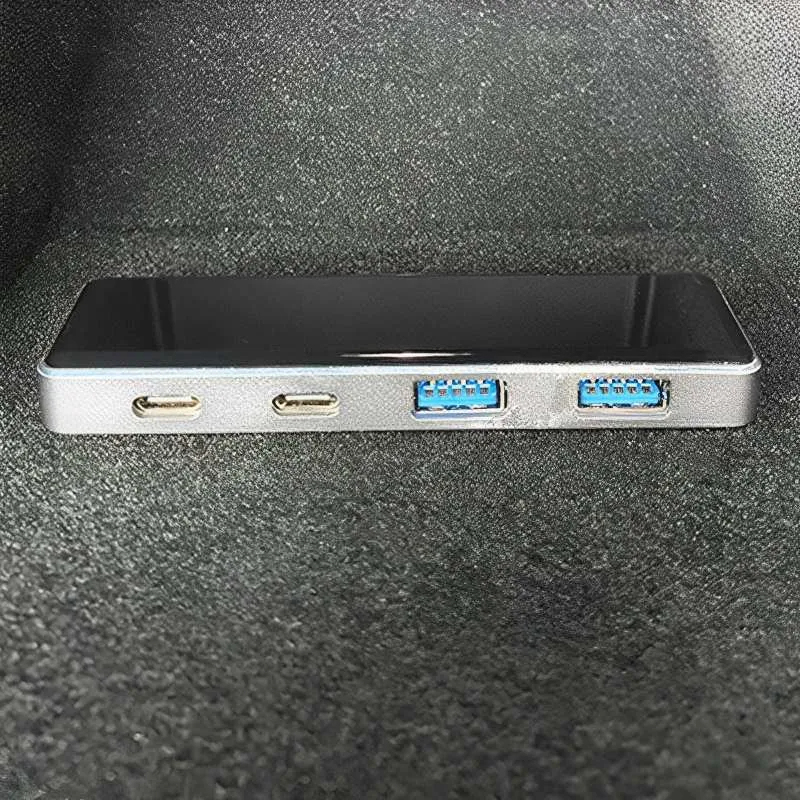 Center Console Armrest Box and Back Seat USB Hub for Tesla Model 3（2021-2023.10）/ Y（2021-2023）-TESGOD