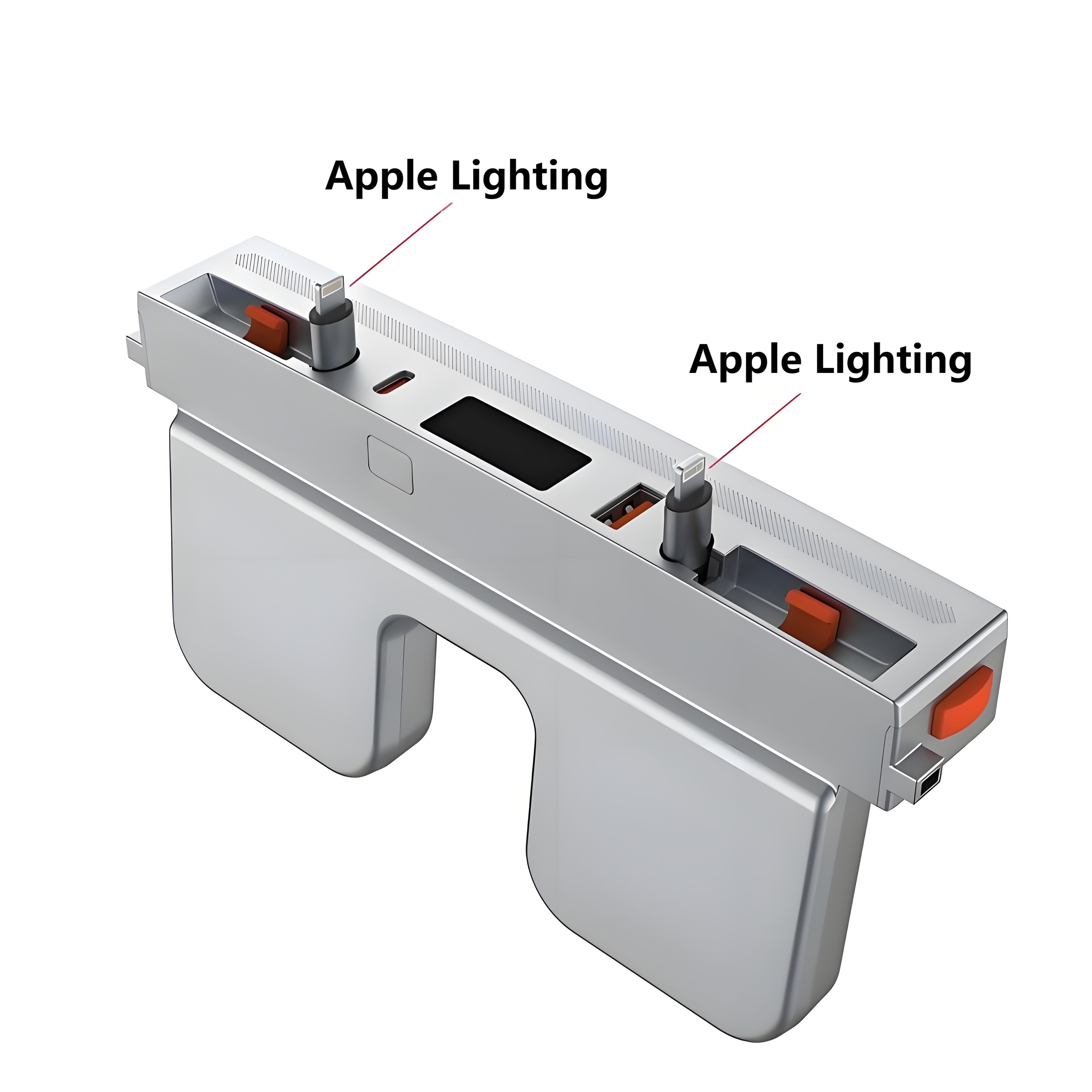 Center Console Ambient Light USB Hub Tesla Model Y Juniper / Model 3 Highland