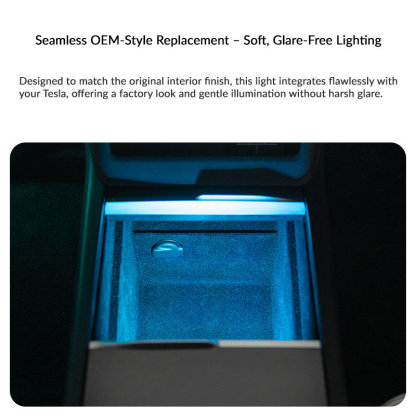 Central Console Box Ambient Light for Tesla Model 3/Y