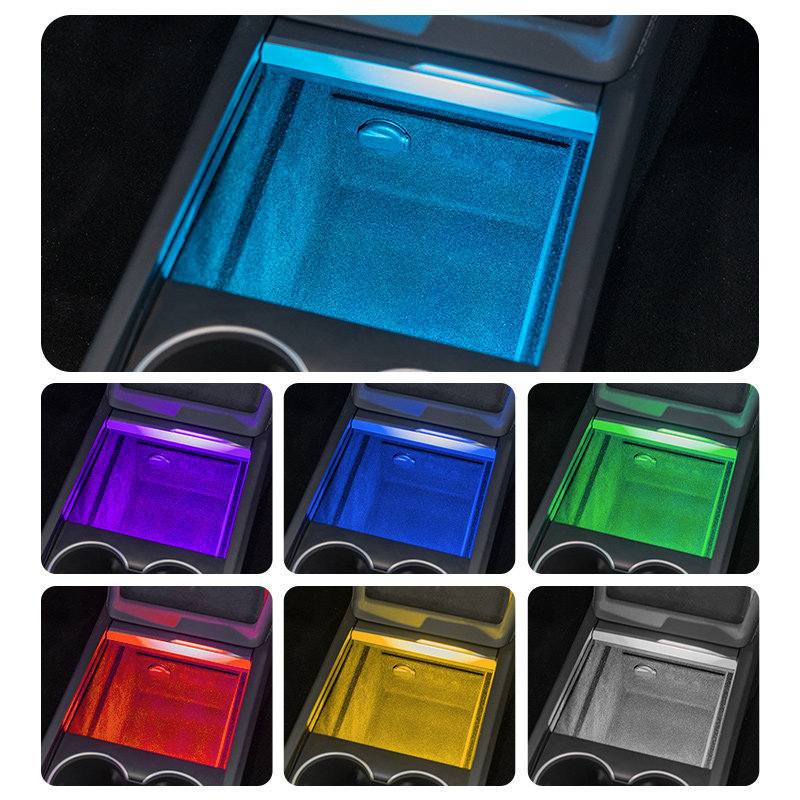 Central Console Box Ambient Light for Tesla Model 3/Y