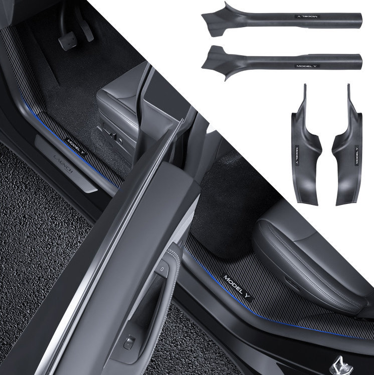Complete Interior Door Protection Kit for Tesla Model Y Juniper 2025+