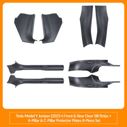Complete Interior Door Protection Kit for Tesla Model Y Juniper 2025+