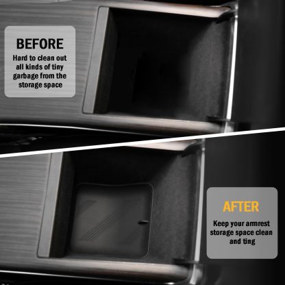  Center Console Storage Mat for Tesla Model S/X-TESGOD