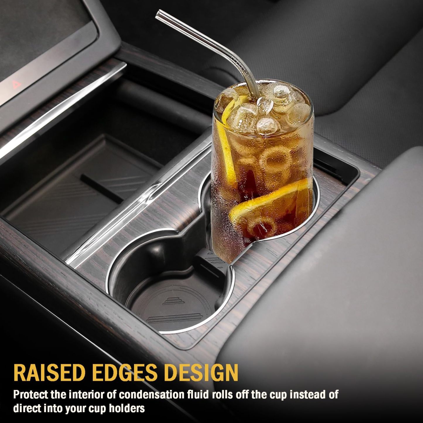  Center Console Storage Mat for Tesla Model S/X-TESGOD