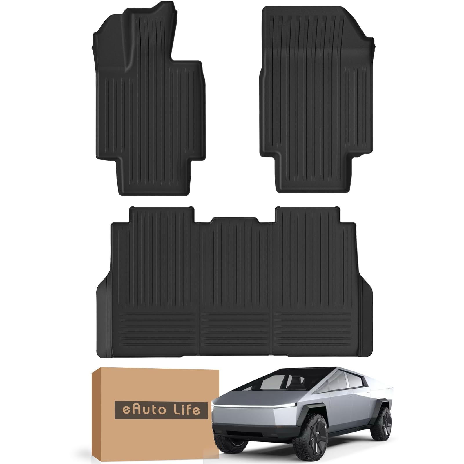 Cybertruck Tailored Floor and Cargo Liner Set - Tough TPE Construction-TESGOD