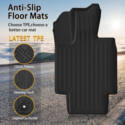 Cybertruck Tailored Floor and Cargo Liner Set - Tough TPE Construction-TESGOD