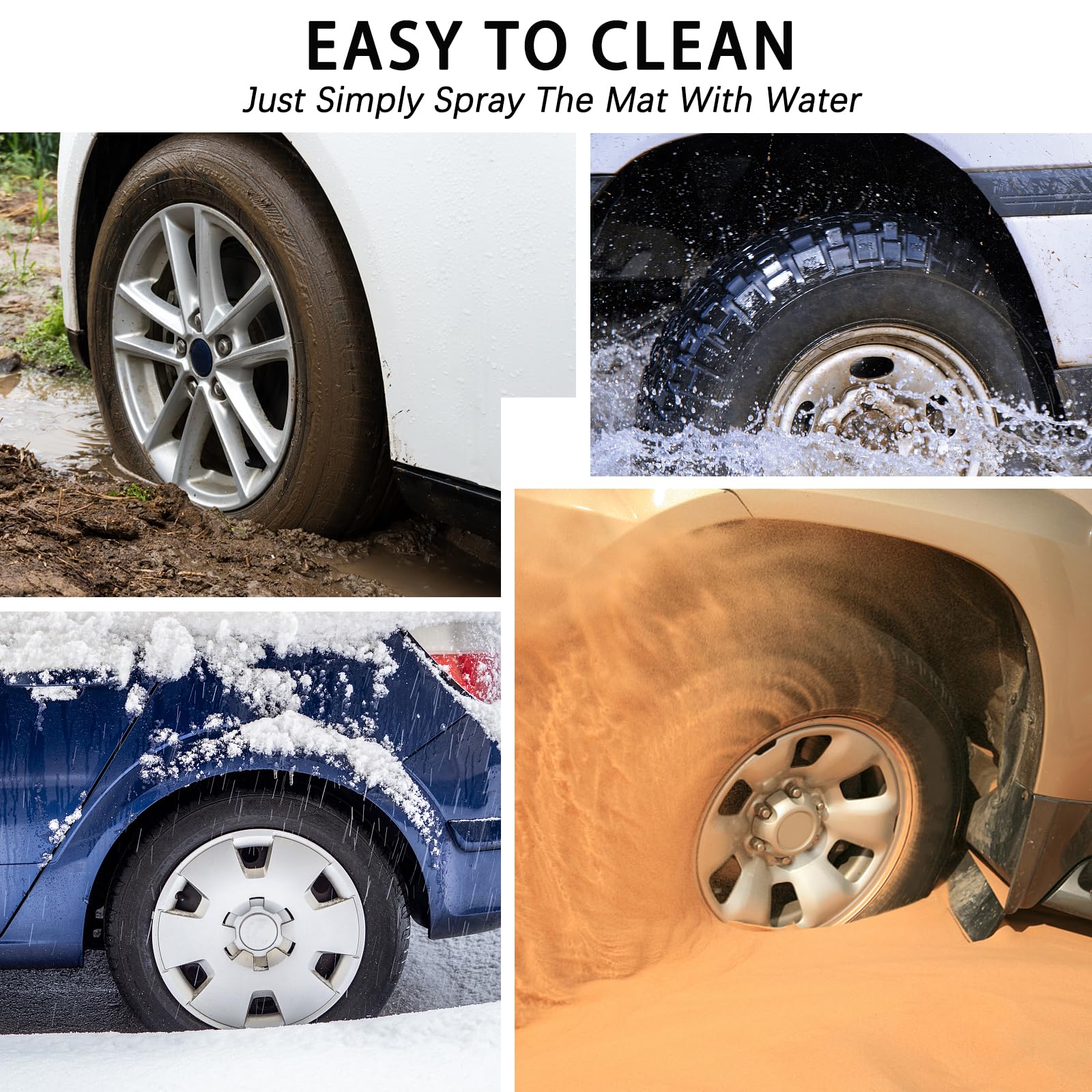 Cybertruck Tailored Floor and Cargo Liner Set - Tough TPE Construction-TESGOD