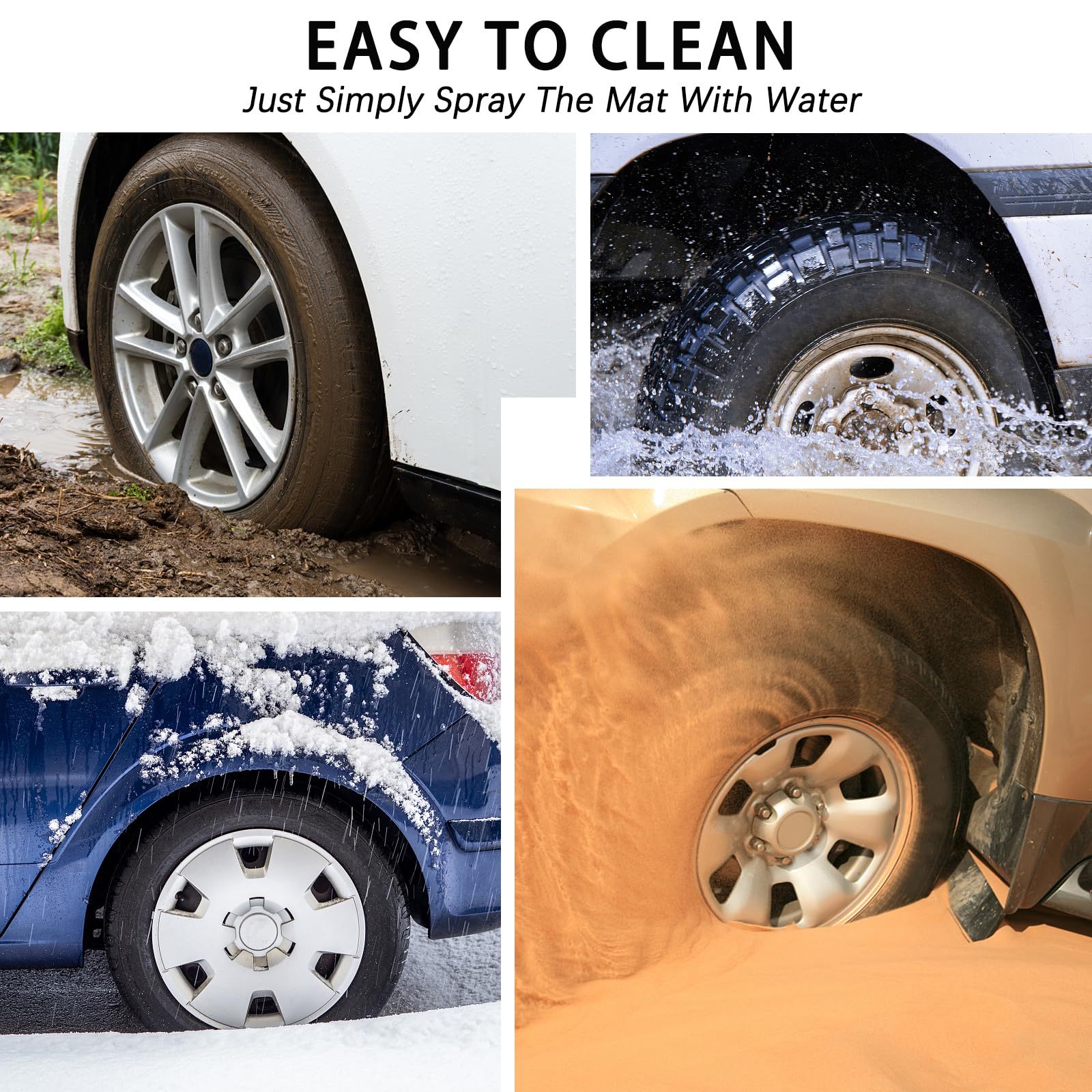 Cybertruck Tailored Floor and Cargo Liner Set - Tough TPE Construction-TESGOD