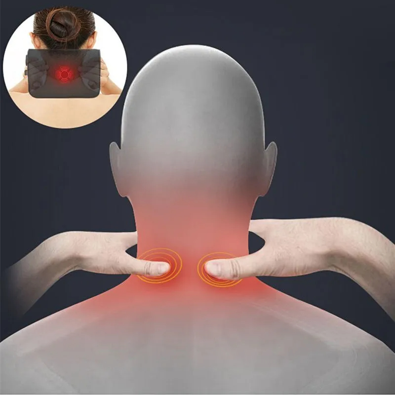 Tesla Electric Massage Headrest | 3D Neck & Lumbar Support-TESGOD