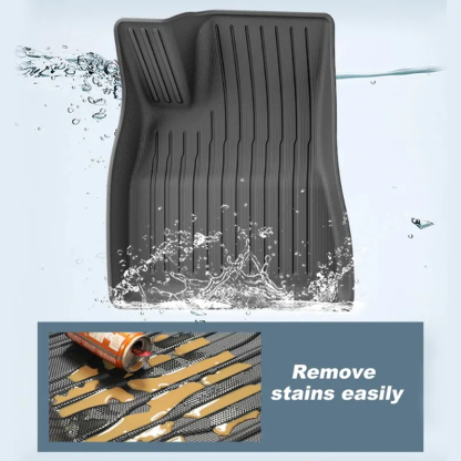 Premium TPE All-Weather Floor Mats for Tesla Model 3 Highland-TESGOD