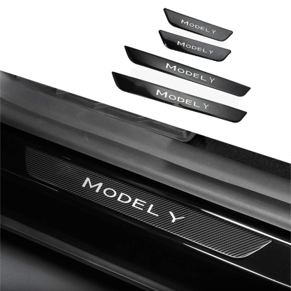 Door Sill Protection for Tesla Model Y/3 Highland (4Pcs)-TESGOD