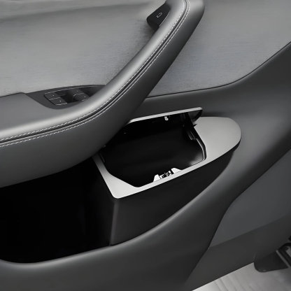 Front Door Trash Can Organizer for Tesla Model Y Juniper (2PCS)