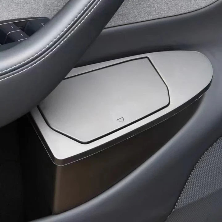 Front Door Trash Can Organizer for Tesla Model Y Juniper (2PCS)