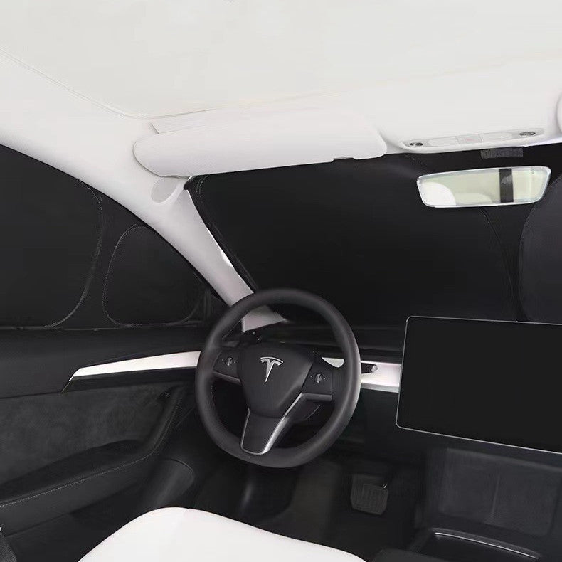 Full Set of 8 Side Window Sunshades for Tesla Model 3/Y-TESGOD
