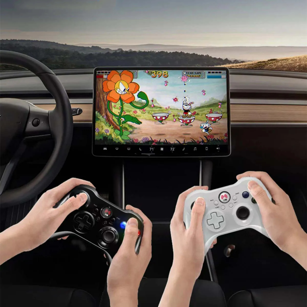 Game Controller for Tesla Model S/3/X/Y-TESGOD