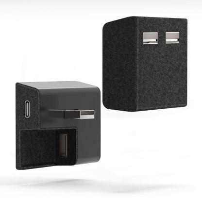 Glovebox USB Hub for Tesla Model Y / Model 3 Highland（2023.10+） – Multi-Port ABS Flocking Dock