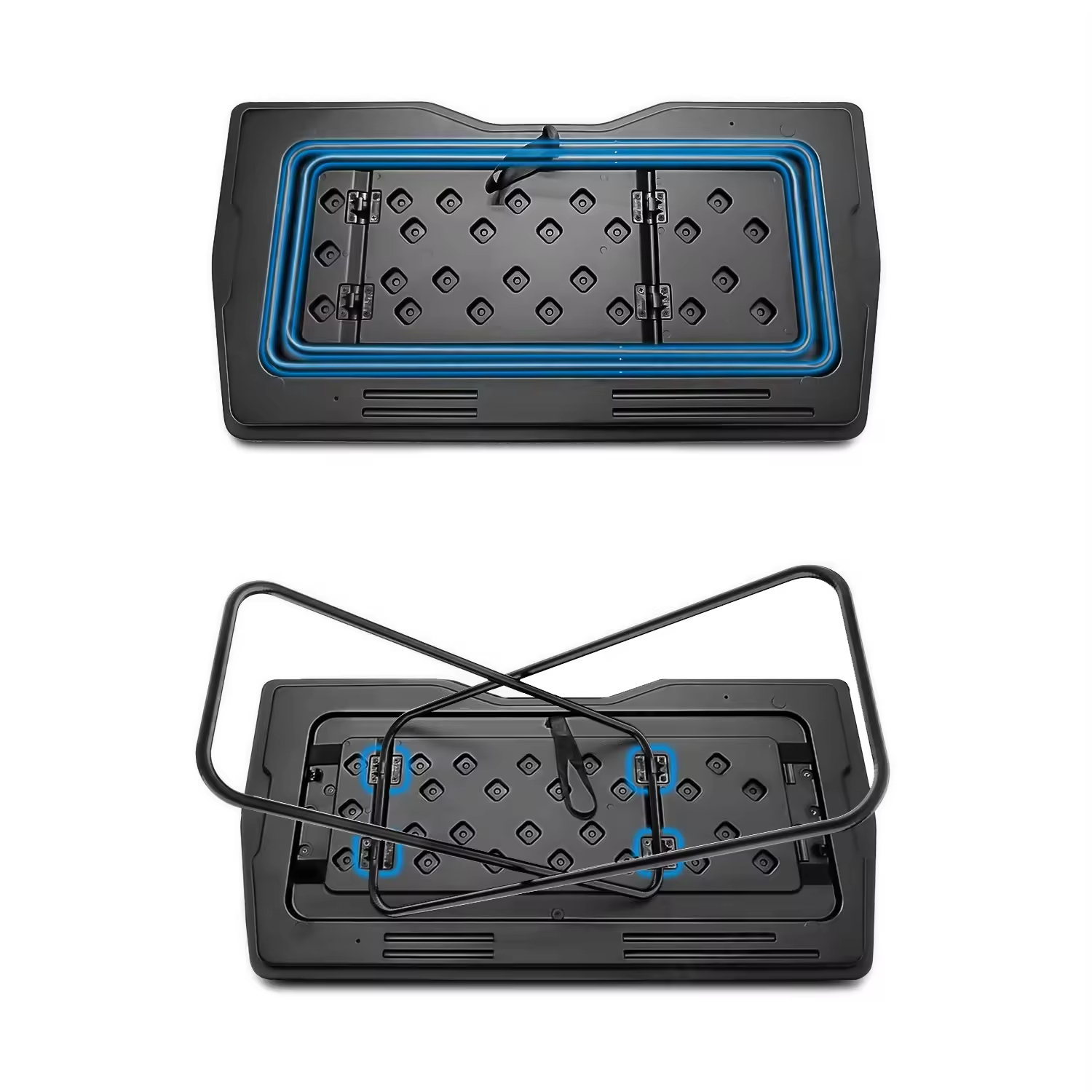 Tesla Cybertruck Rear Trunk Storage Folding Camping Table – Space-Saving Design, High-Quality ABS & Carbon Steel-TESGOD