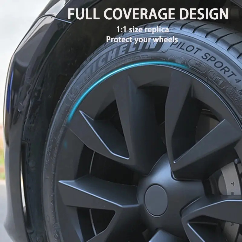 4PCS HubCap for Tesla Model 3 (2018-2023)-TESGOD
