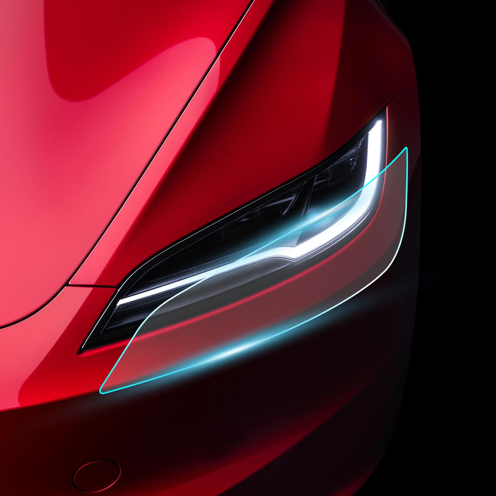 Compatible with Tesla Model Y (2021-2024) Headlights and Taillight Protection Film-TESGOD