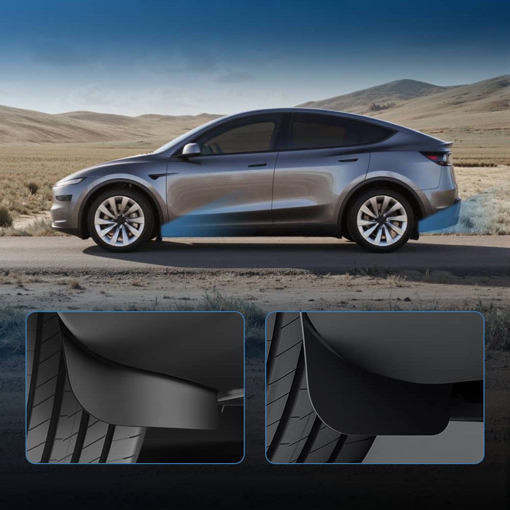Hidden Mud Flaps Mud Guard for Model Y Juniper（2025.03+）