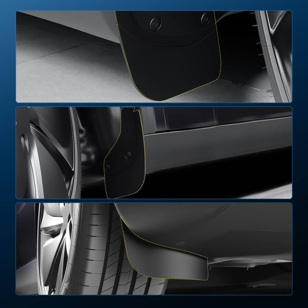 Hidden Mud Flaps Mud Guard for Model Y Juniper（2025.03+）