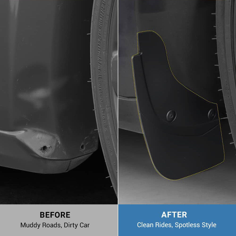 Hidden Mud Flaps Mud Guard for Model Y Juniper（2025.03+）