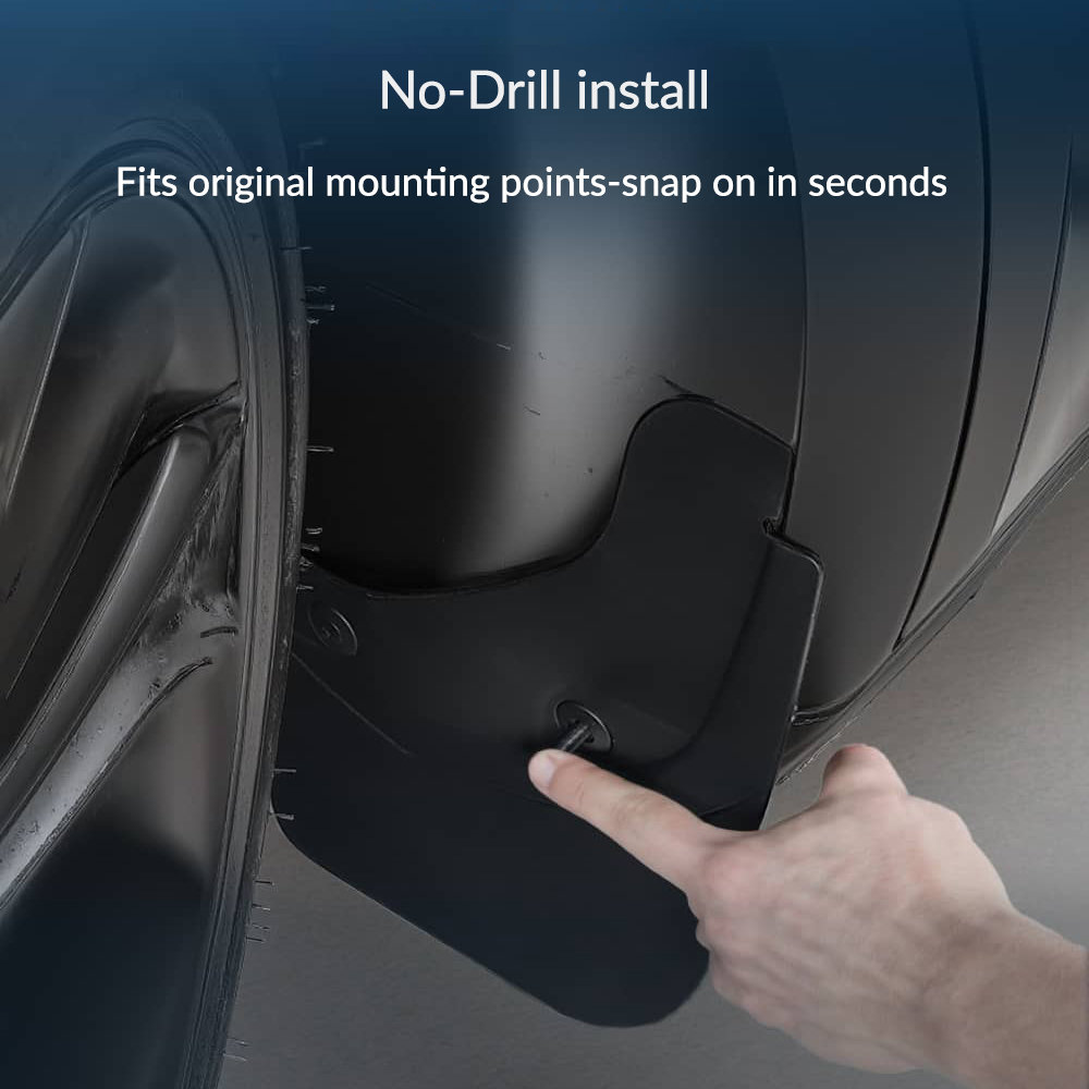 Hidden Mud Flaps Mud Guard for Model Y Juniper（2025.03+）
