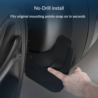 Hidden Mud Flaps Mud Guard for Model Y Juniper（2025.03+）