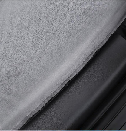 Tesla Model 3/Y Inflatable Car Air Mattress - Luxurious Tiger-Pattern Velvet, Automatic Inflation, Essential for Camping & Travel