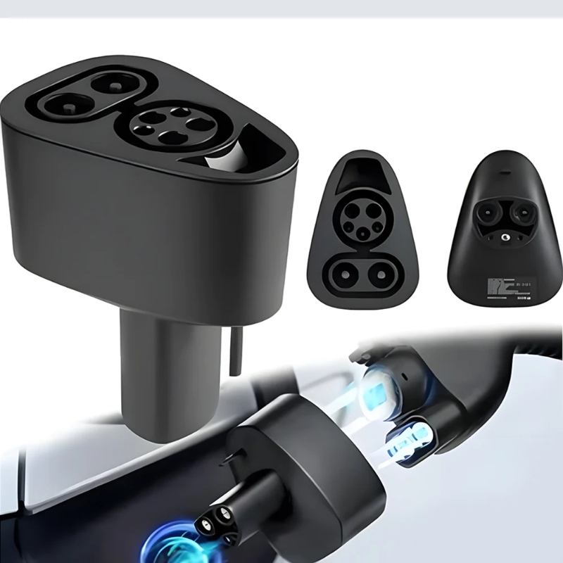 J1772 & CCS1 2 in1 Charging Adapter for Model S/3/X/Y-TESGOD