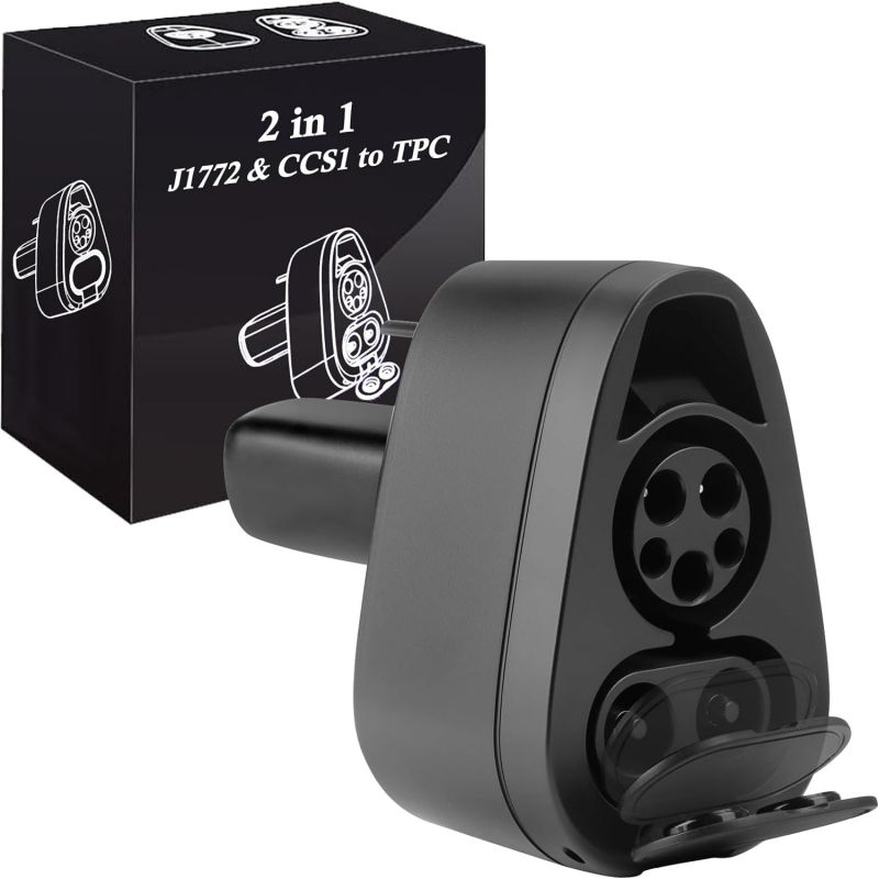 J1772 & CCS1 2 in1 Charging Adapter for Model S/3/X/Y-TESGOD