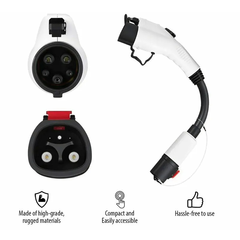 Tesla J1772 Electric Vehicle Charger Adapter 40A 250V-TESGOD