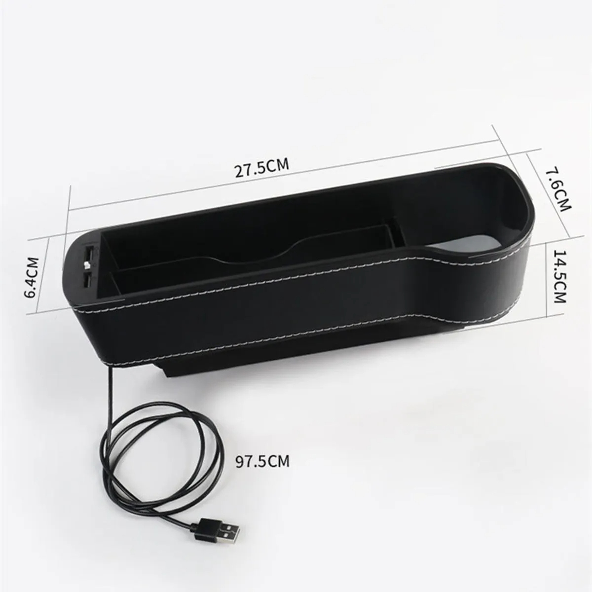 LED Seat Seam Storage Box for Tesla Model 3/Y-TESGOD