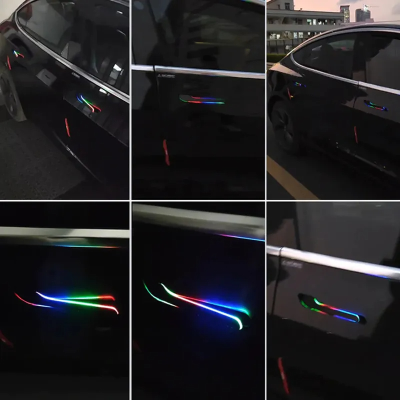 Tesla Model 3 Highland Auto Present Door Handle with LED (4PCS)-TESGOD