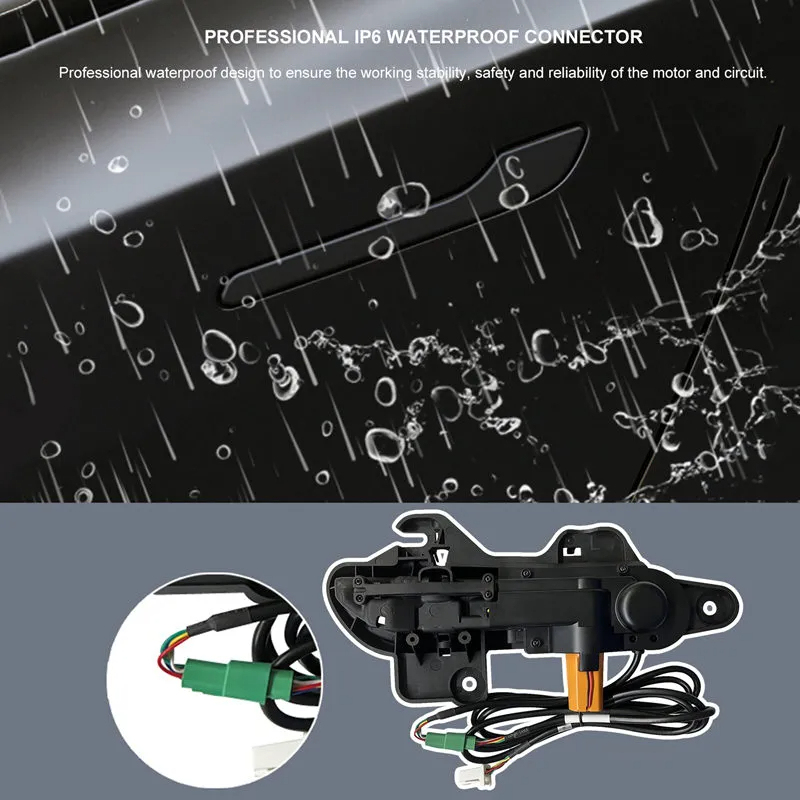 Tesla Model 3 Highland Auto Present Door Handle with LED (4PCS)-TESGOD